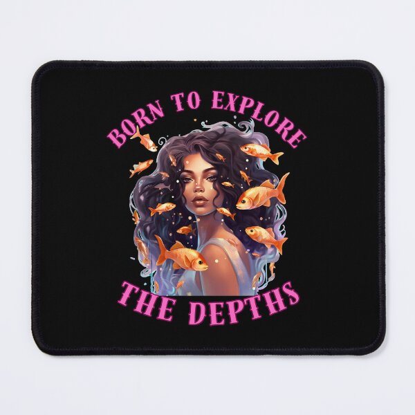 Item preview, Born To Explore The Depths. pisces birthday designed and sold by ZodiacWonders.