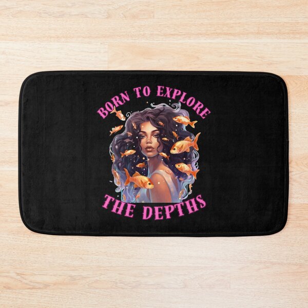 Item preview, Born To Explore The Depths. pisces birthday designed and sold by ZodiacWonders.