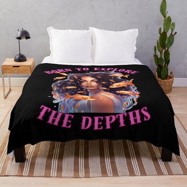 Item preview, Born To Explore The Depths. pisces birthday designed and sold by ZodiacWonders.