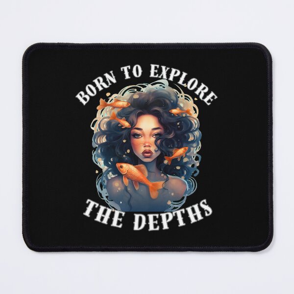 Item preview, Born To Explore The Depths. pisces symbol designed and sold by ZodiacWonders.