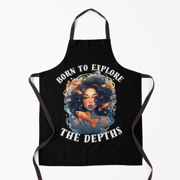 Item preview, Born To Explore The Depths. pisces symbol designed and sold by ZodiacWonders.