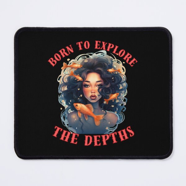 Item preview, Born To Explore The Depths. pisces funny designed and sold by ZodiacWonders.