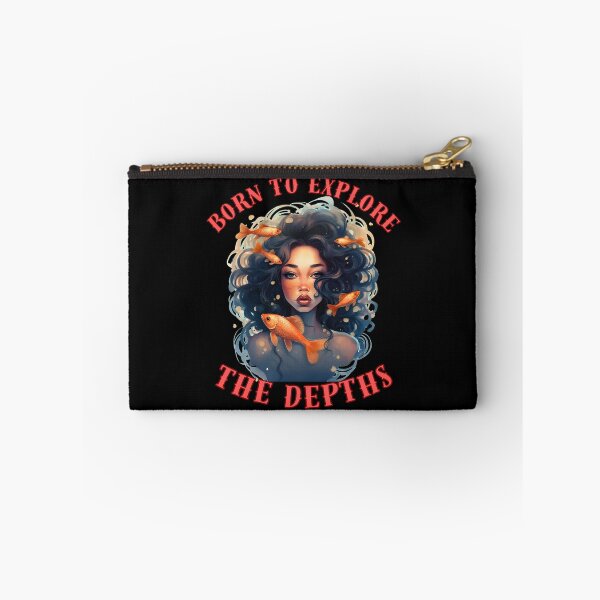 Item preview, Born To Explore The Depths. pisces funny designed and sold by ZodiacWonders.