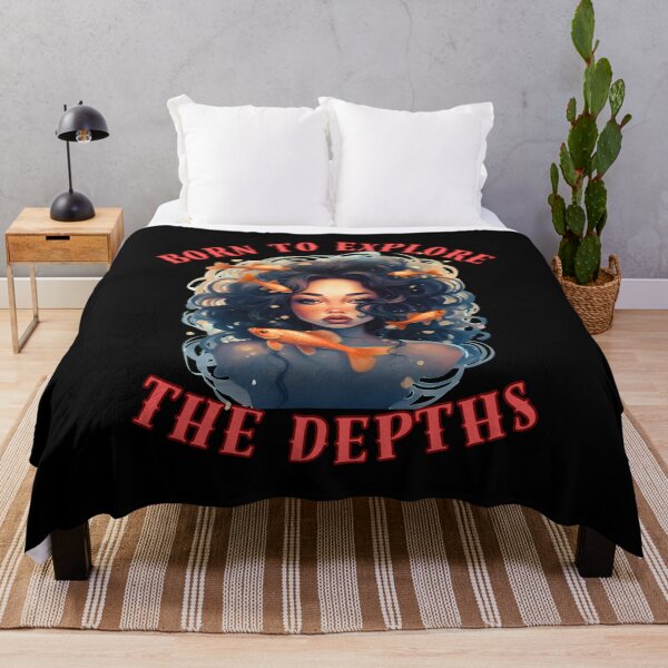 Item preview, Born To Explore The Depths. pisces funny designed and sold by ZodiacWonders.
