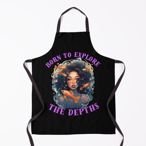 Item preview, Born To Explore The Depths. pisces personality designed and sold by ZodiacWonders.