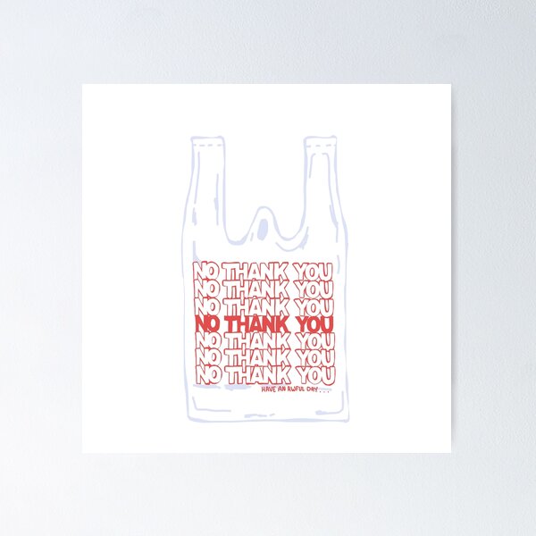 Item preview, No Thank You Bag designed and sold by KalopsiaDesign.