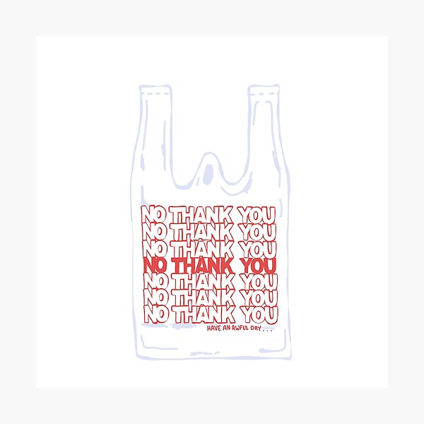 Item preview, No Thank You Bag designed and sold by KalopsiaDesign.