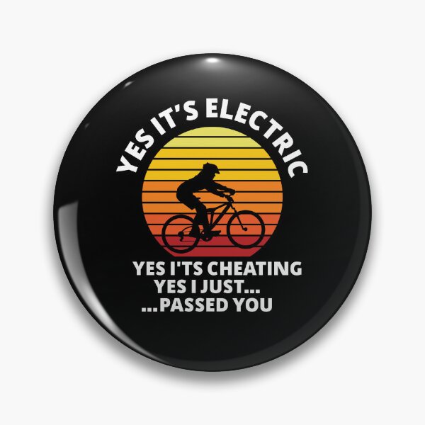 Item preview, Yes It Is Electric Funny E Bike Memes designed and sold by ArabCorner.