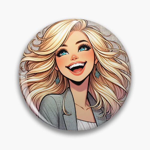 Item preview, Joyful Radiance Comic Style Portrait designed and sold by inkArtistryfine.