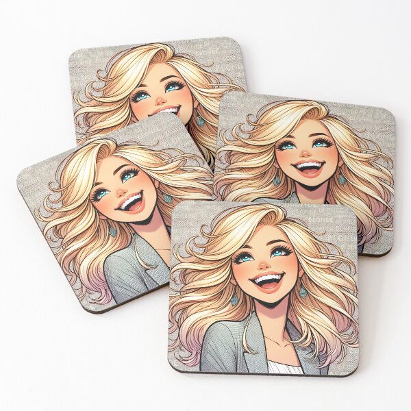 Item preview, Joyful Radiance Comic Style Portrait designed and sold by inkArtistryfine.