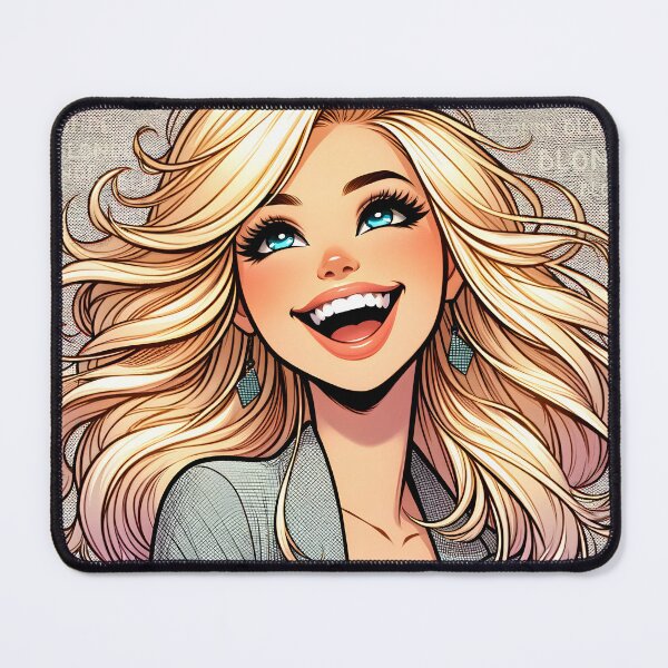 Item preview, Joyful Radiance Comic Style Portrait designed and sold by inkArtistryfine.