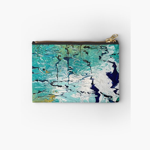 Item preview, "Upon a Pond" abstract painting designed and sold by Michelle Gratwick Creates.