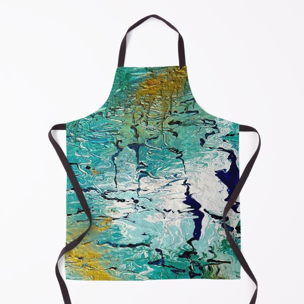 Item preview, "Upon a Pond" abstract painting designed and sold by Michelle Gratwick Creates.