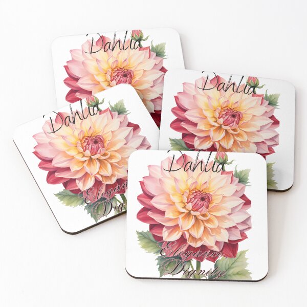 Item preview, Language of flowers, Dahlia, elegance and dignity designed and sold by DesignsbyVelvet.
