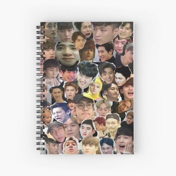 Item preview, EXO - Meme Face Collage designed and sold by kpop-channel.