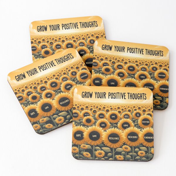 Item preview, Grow positive thoughts designed and sold by BIZARRE PRINTS.