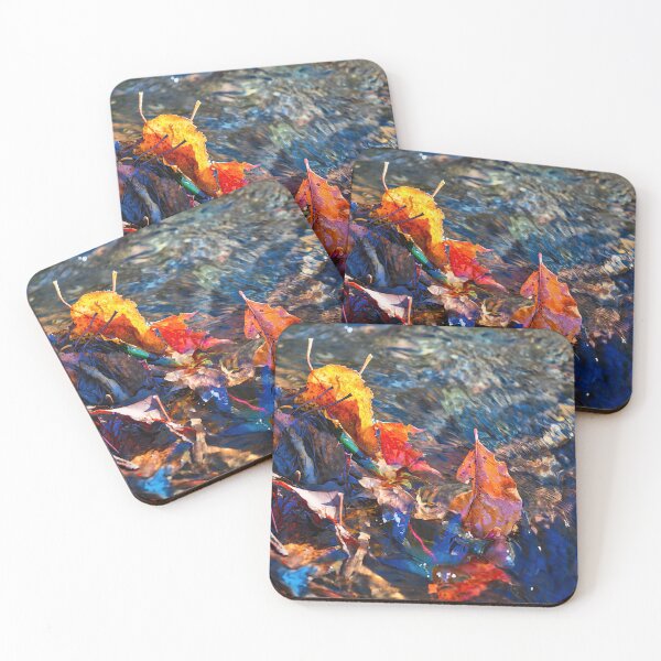 Item preview, Colorful autumn leaves by the water designed and sold by Travelways.