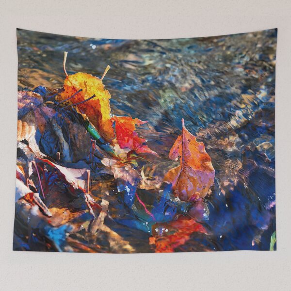 Item preview, Colorful autumn leaves by the water designed and sold by Travelways.
