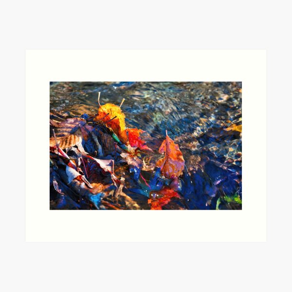 Item preview, Colorful autumn leaves by the water designed and sold by Travelways.