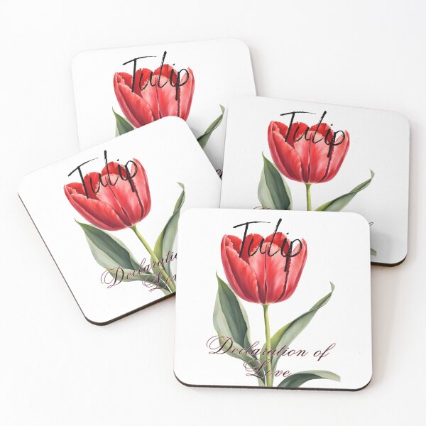 Item preview, Language of flowers, Tulip, declaration of love designed and sold by DesignsbyVelvet.