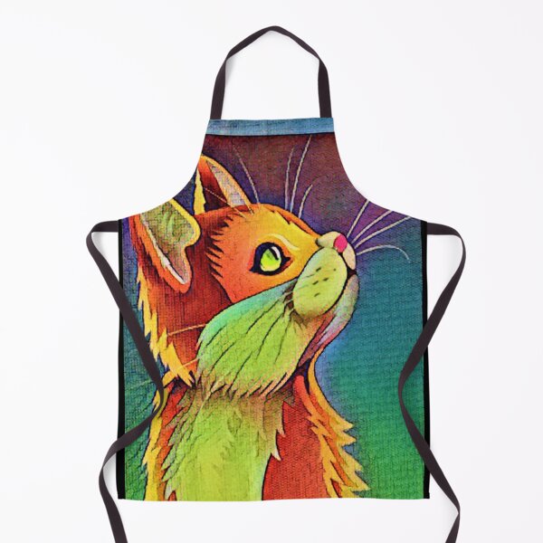 Item preview, COLORFUL KITTEN LOOKING UP. designed and sold by Sanny88.