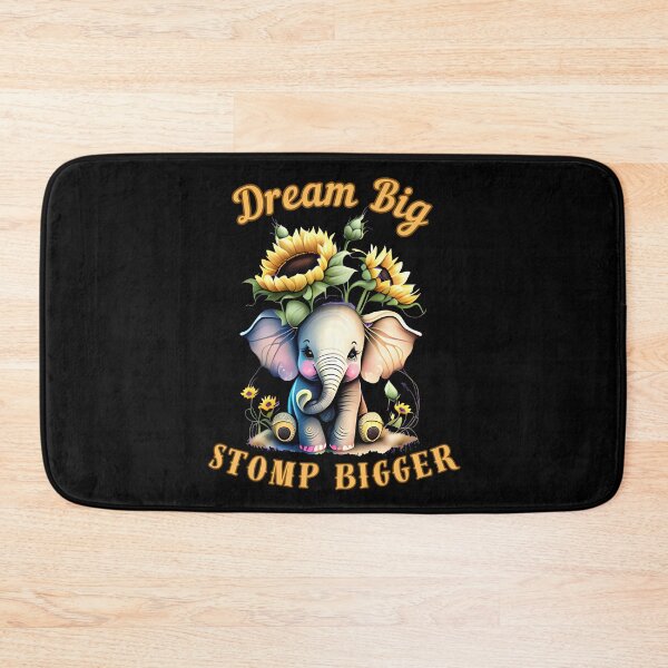 Item preview, Dream Big, Stomp Bigger. elephant lover designed and sold by ElephantVibes.