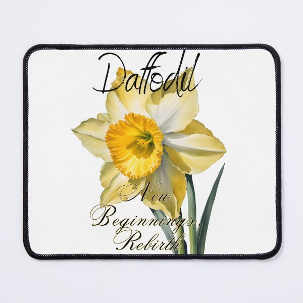 Item preview, Language of flowers, Daffodil, New beginnings, rebirth designed and sold by DesignsbyVelvet.