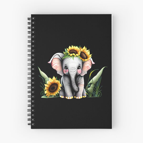 Item preview, Floral Elephant designed and sold by ElephantVibes.