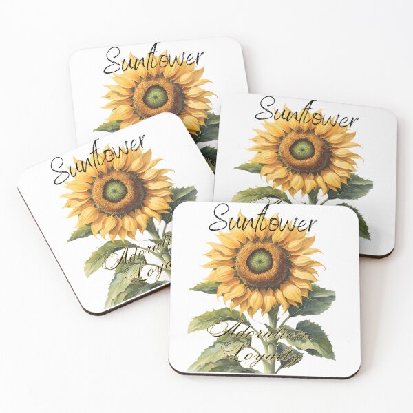 Item preview, Language of flowers, Sunflower, adoration,loyalty designed and sold by DesignsbyVelvet.
