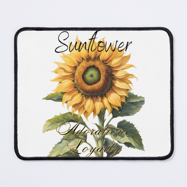 Item preview, Language of flowers, Sunflower, adoration,loyalty designed and sold by DesignsbyVelvet.
