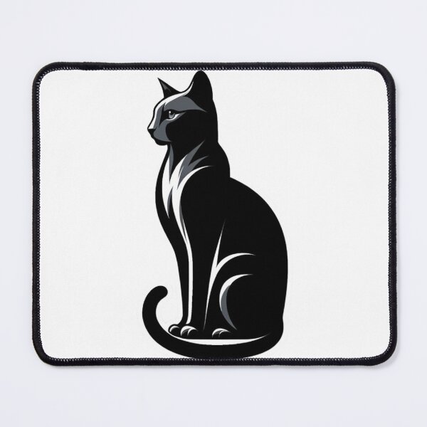 Item preview, Elegant Minimalist Cat Silhouette designed and sold by Anavai987.