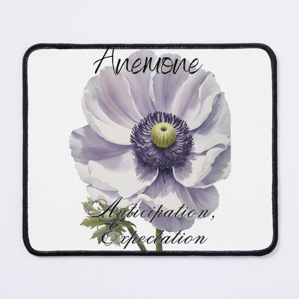 Item preview, Language of flowers, Anemone, anticipation and expectation designed and sold by DesignsbyVelvet.