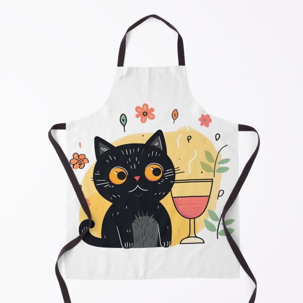 Item preview, Wine Drinking Adorable Minimalist Silly Cat designed and sold by omerfdln34.