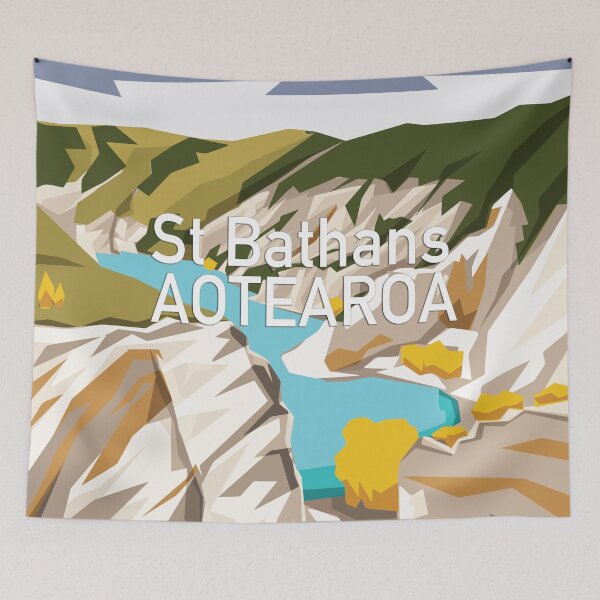 Item preview, St Baths, Aotearoa, NZ designed and sold by Ira Mitchell.