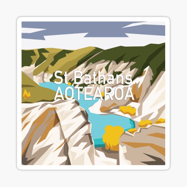 Item preview, St Baths, Aotearoa, NZ designed and sold by Ira Mitchell.