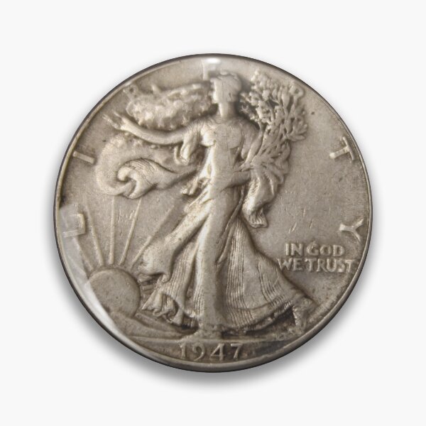 Item preview, 1949 D Walking Liberty Half Dollar designed and sold by coinsxcrochet.