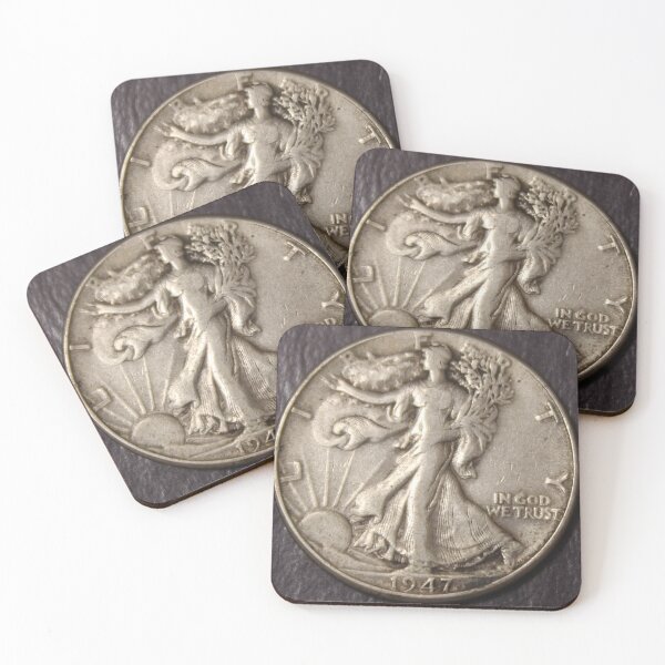 Item preview, 1949 D Walking Liberty Half Dollar designed and sold by coinsxcrochet.