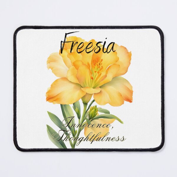 Item preview, Language of flowers freesia, innocence and thoughtfulness designed and sold by DesignsbyVelvet.