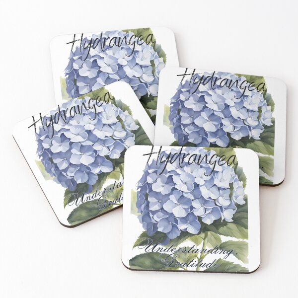 Item preview, Language of flowers, hydrangea, understanding and gratitude designed and sold by DesignsbyVelvet.
