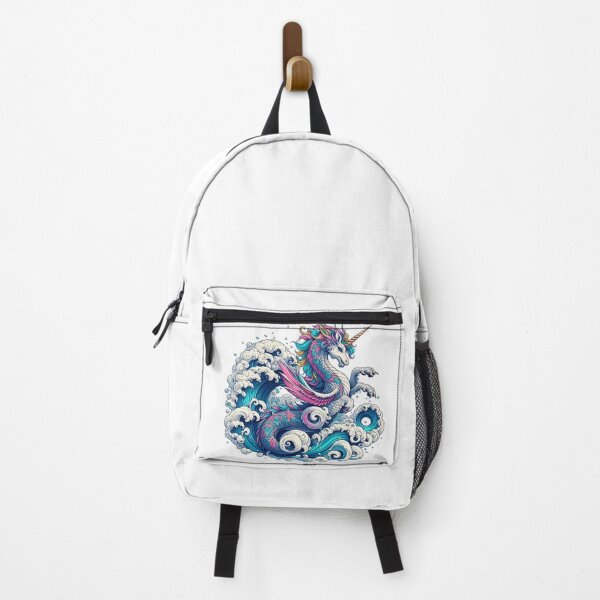 Item preview, The Unicorn Dragon In Kanazawa Wave designed and sold by UnrealQuake.