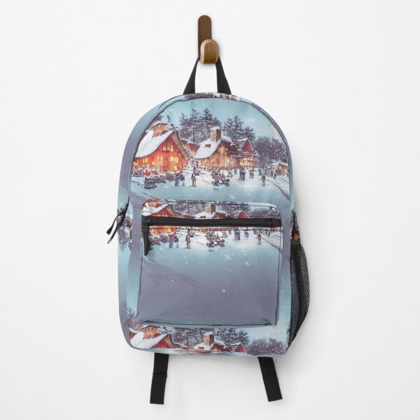 Item preview, Seamless Snowy Village Whimsy designed and sold by Phutharesuan Wachirapisut.
