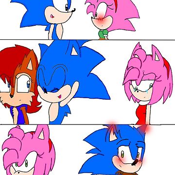 Sonamy classic (sonic y amy classic) mini comic