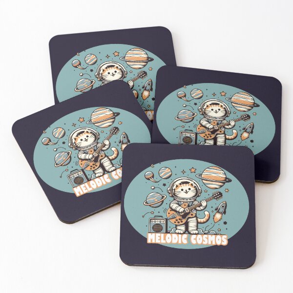 Item preview, Guitarist Astronaut Cat designed and sold by Artbellachi.