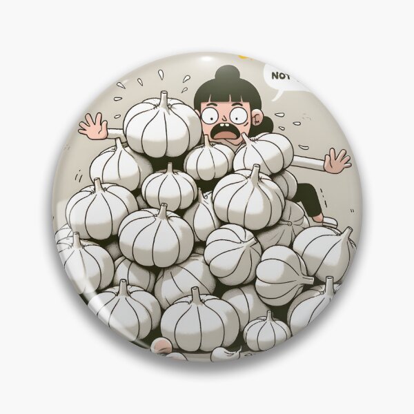 Item preview, Garlic Avalanche Comical Mishap designed and sold by inkArtistryfine.