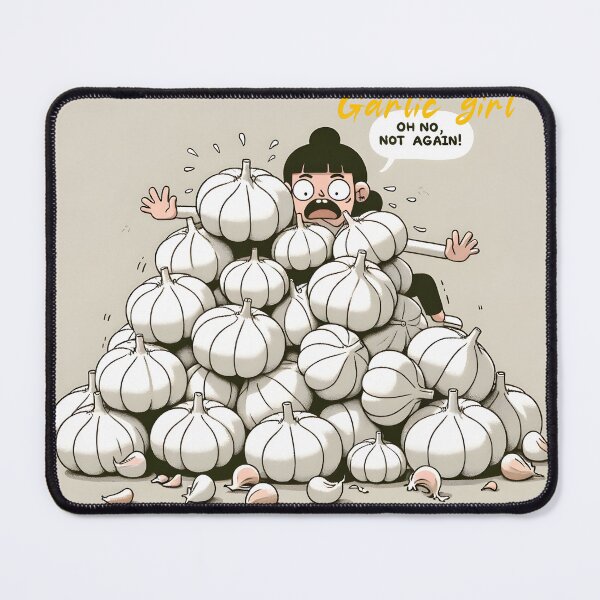 Item preview, Garlic Avalanche Comical Mishap designed and sold by inkArtistryfine.