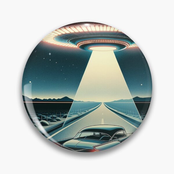 Item preview, UFO Hovering Over a Car  designed and sold by Zestpond.