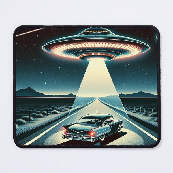 Item preview, UFO Hovering Over a Car  designed and sold by Zestpond.
