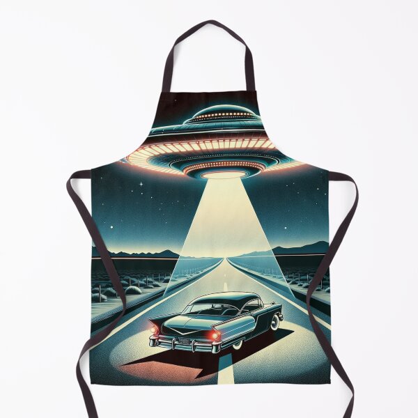 Item preview, UFO Hovering Over a Car designed and sold by Zestpond.