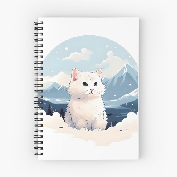 Item preview, Charismatic Iceberg Themed Silly Cute Minimalist Cat Portrait designed and sold by omerfdln34.