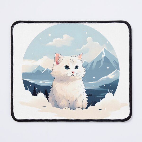 Item preview, Charismatic Iceberg Themed Silly Cute Minimalist Cat Portrait designed and sold by omerfdln34.